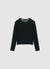 T-shirt in tulle con strass