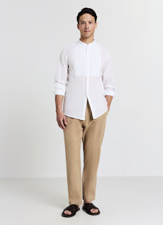 Camicia coreana con plastron