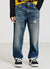 Jeans super baggy con strappi