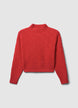 Strickpullover mit Zopfmuster - XS