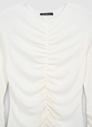 Ruffled T-shirt