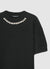 Maglia a maniche corte con strass