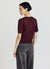 T-shirt punto traforato a tinta unita
