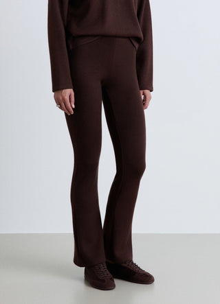 Flared gym trousers