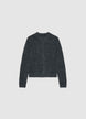 Cardigan rasato a tinta unita - XS