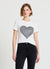 T-Shirt mit Strassherz