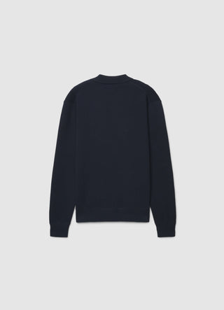 Cardigan punto milano con bottoni