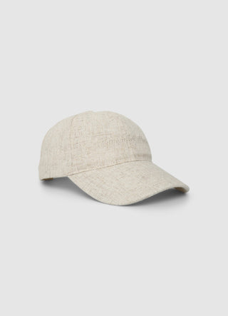 Baseball cap with embroidery and adjustable buckle