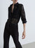 Camicia in pizzo con inserti satin