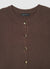 Crew neck cardigan with buttons