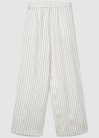 Striped linen palazzo trousers