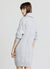 Turtleneck cable knit dress