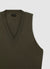 Gilet con scollo a V