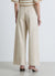 Jeans palazzo cargo con coulisse e tasche