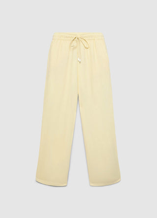 Linen blend jogger trousers