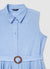 Sangallo shirt dress with belt