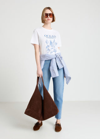 T-shirt with sea print