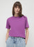 T-shirt maniche strass