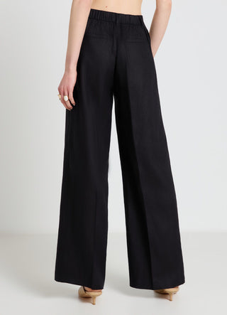 Linen palazzo trousers