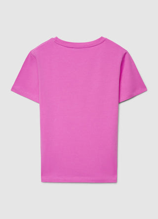 Plain-coloured T-shirt