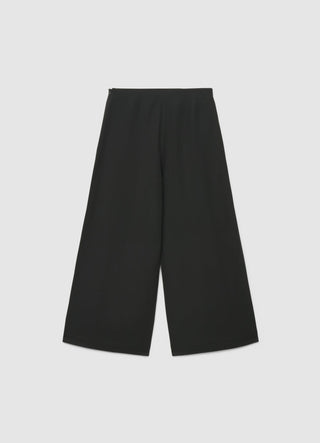 Pantaloni culotte con pieghe simmetriche