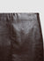 Gonna miniskirt effetto pelle verniciata