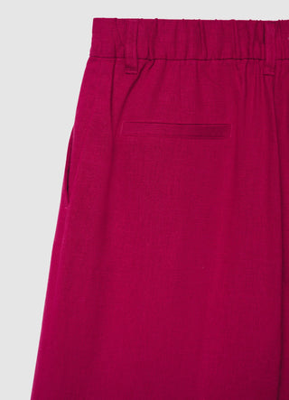 Pantaloni palazzo a vita elasticizzata