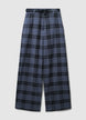 Pantaloni wide leg con cintura - XS