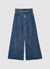 Wide-leg jeans with belt