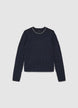 Maglia a trecce con perle - XS