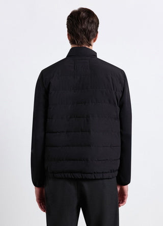 Giubbotto imbottito con zip e collo alto
