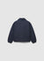 Denim bomber jacket with zip and flap pockets