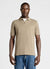 Open-collar polo shirt in jacquard