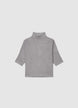 Pullover mit Kraterkragen und 3/4-Ärmeln - XS/S