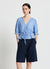 Blusa ajour con scollo a v e laccetti