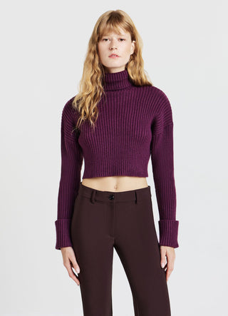 Sweter z golfem