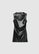 Sleeveless minidress with zip at the back - XL