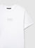T-shirt with patch and lettering