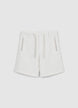 Chino-Shorts mit bestickten Taschen - L