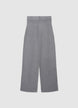 Straight-leg knit trousers - XS