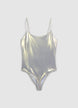 Coated fabric bodysuit - XS