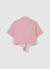 Camicia a righe con nodo