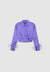 Feather satin shirt