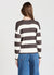 Maglia a righe in costina