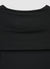 Uni-Farbene Schulterfreie Strickjacke