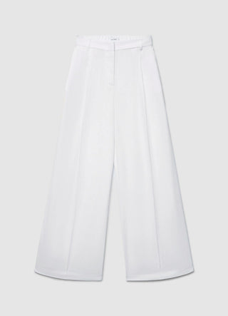 Pantaloni palazzo a vita elasticizzata