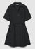 Vestito chemisier corto con cintura