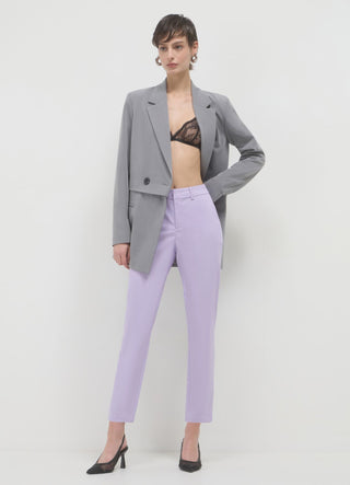 Cotton sateen trousers