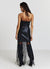 Einfarbiges Bandeau-Kleid