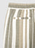 Pantaloni jogger a righe misto lino